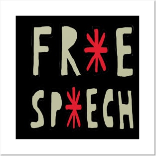 Free Speech Posters and Art